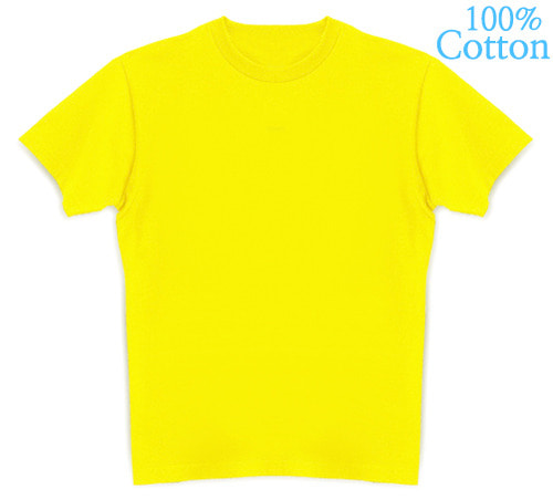 옐로우 라운드 티셔츠